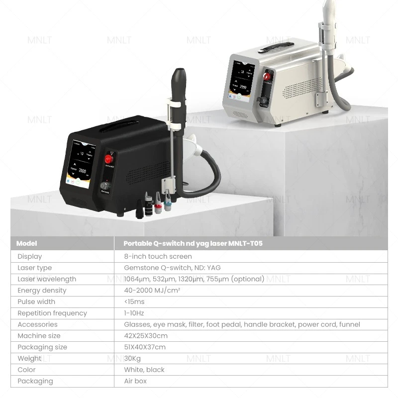 Portable Q-Switch Nd:YAG Laser Tattoo & Eyebrow Removal Machine (MNLT-T05) suppliers