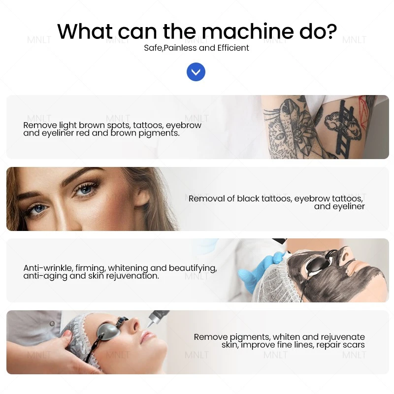 Portable Q-Switch Nd:YAG Laser Tattoo & Eyebrow Removal Machine (MNLT-T05) factory